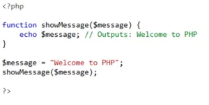 Passing Variables as Parameters