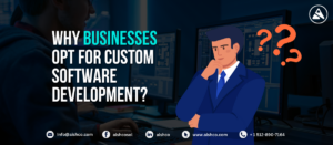 Why businesses opt for custom software development?